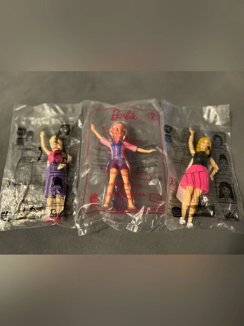 Burger King and McDonald’s Barbie toys